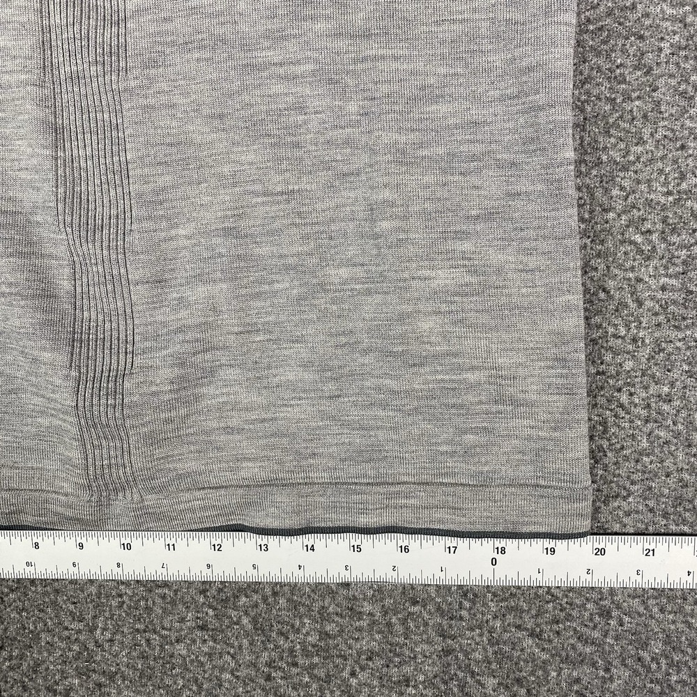 Smartwool Mens Merino Wool 1/2 Zip Pullover L Base layer Gray Hiking Outdoor Ski - Picture 12 of 16